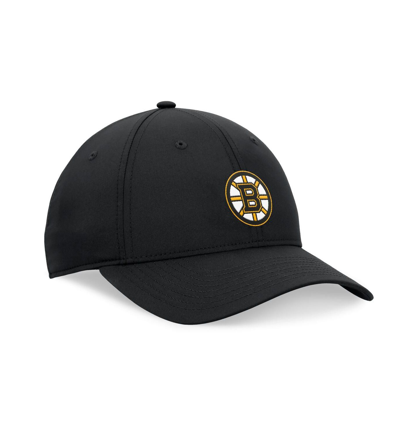 Мужская кепка Fanatics Signature Black Boston Bruins Front Office Ripstop Adjustable Hat — фото 2