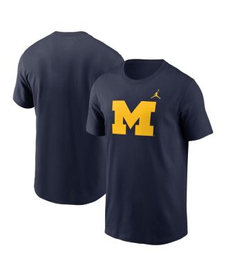 Jordan Men's Michigan Wolverines Primetime Evergreen Logo T-Shirt - Macy's