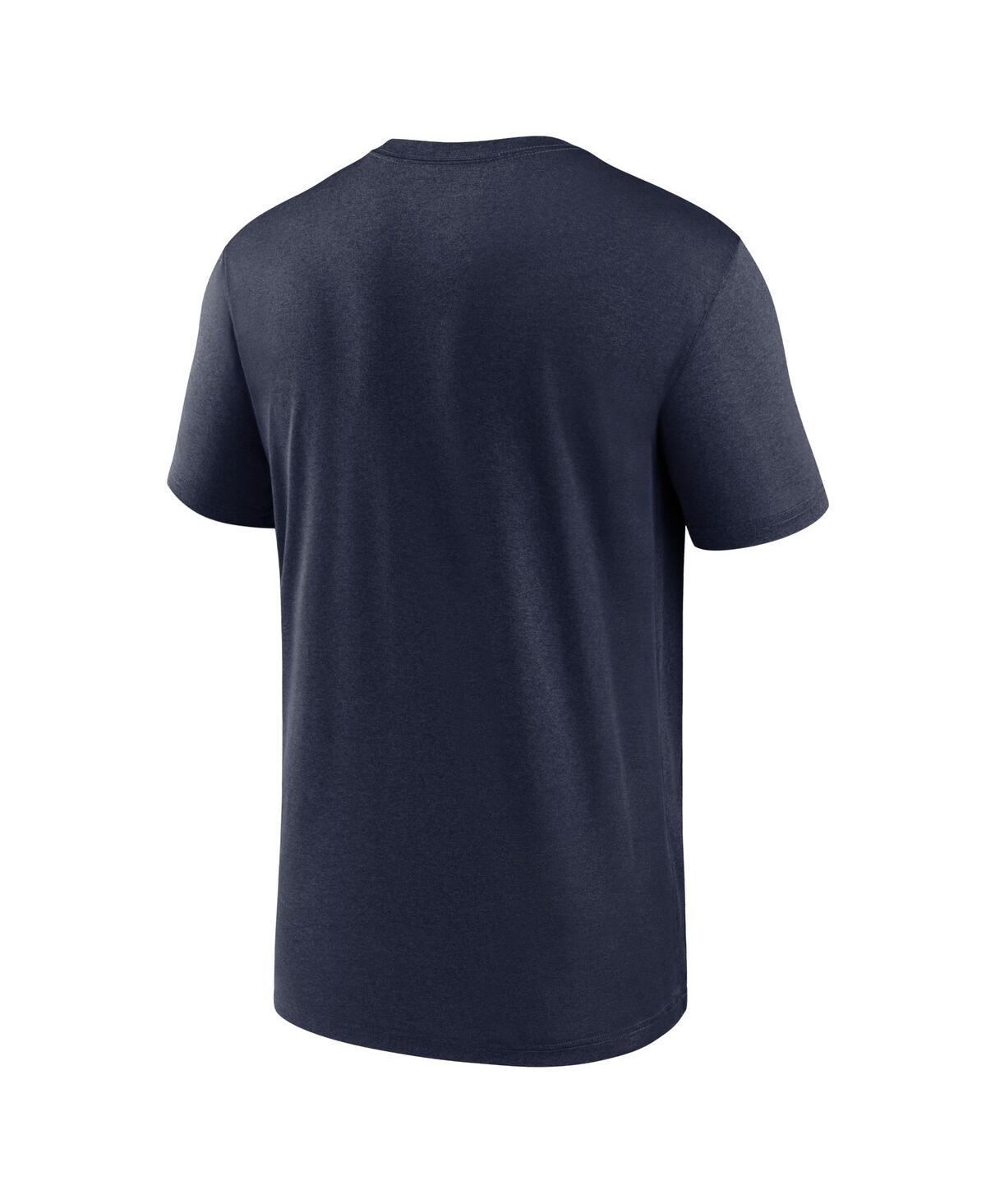 Shop Jordan Men's Navy Michigan Wolverines Primetime Legend Wordmark T-shirt