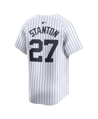 Men's Giancarlo Stanton White New York Yankees Home Limited Player Jersey