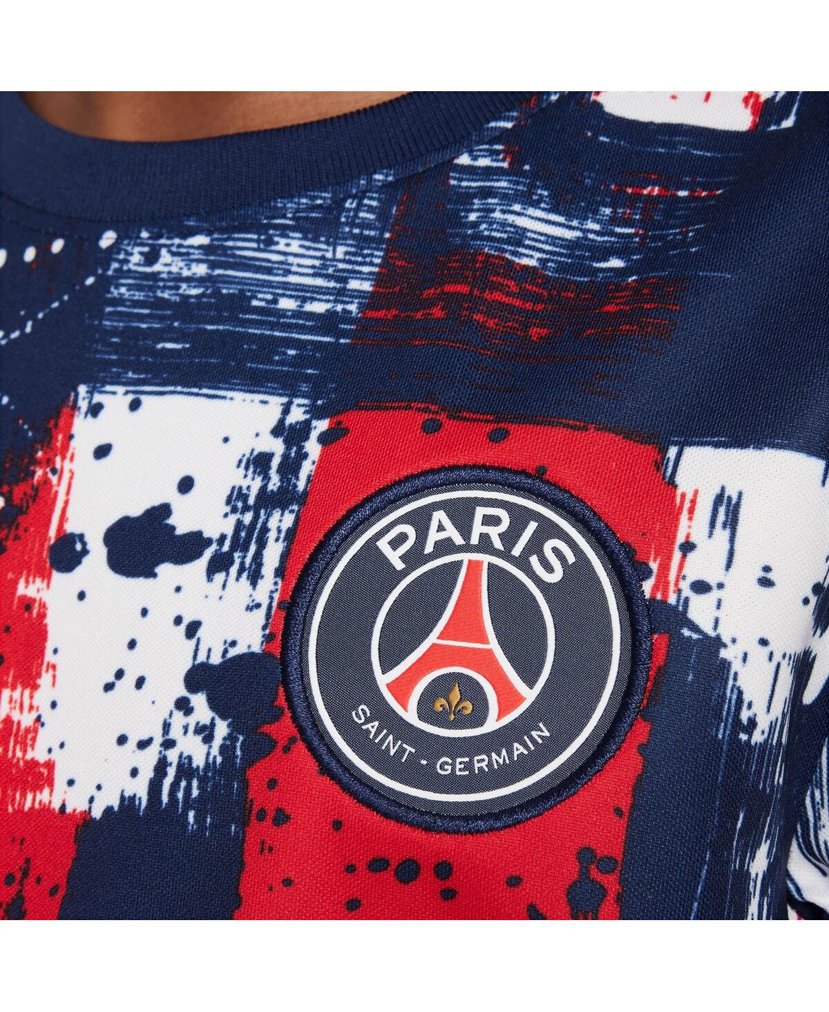 Nike Big Boys and GirlsParis Saint-Germain 2024/25 Home Academy Pro Pre-Match Top - Navy