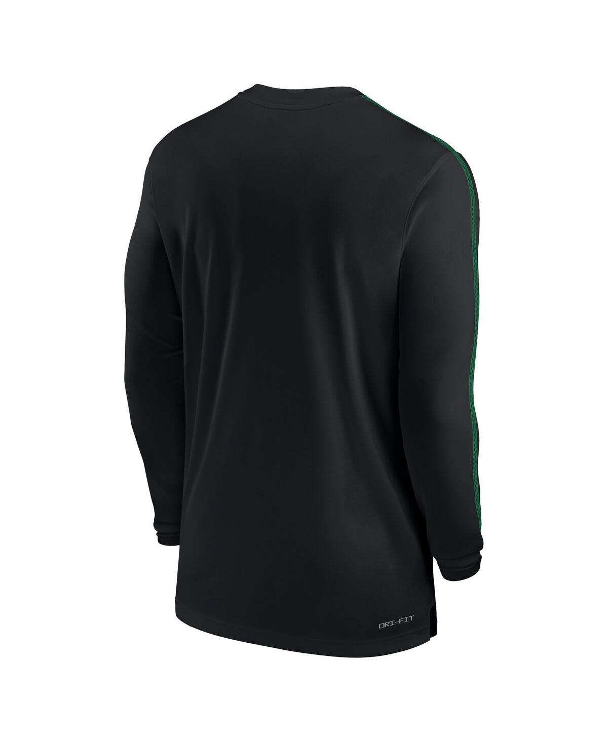 NIKE MEN'S OREGON DUCKS 2024 SIDELINE COACH UV PERFORMANCE LONG SLEEVE T-SHIRT 