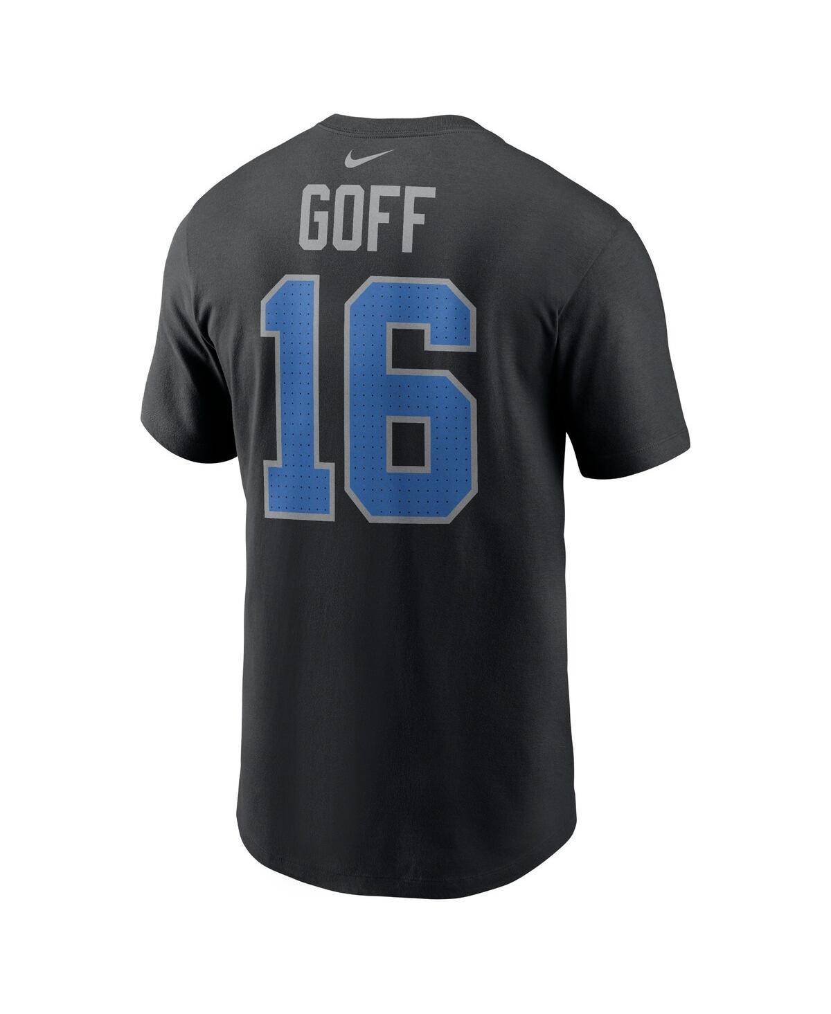 Nike Men's Jared GoffDetroit Lions Name Number T-Shirt - Black