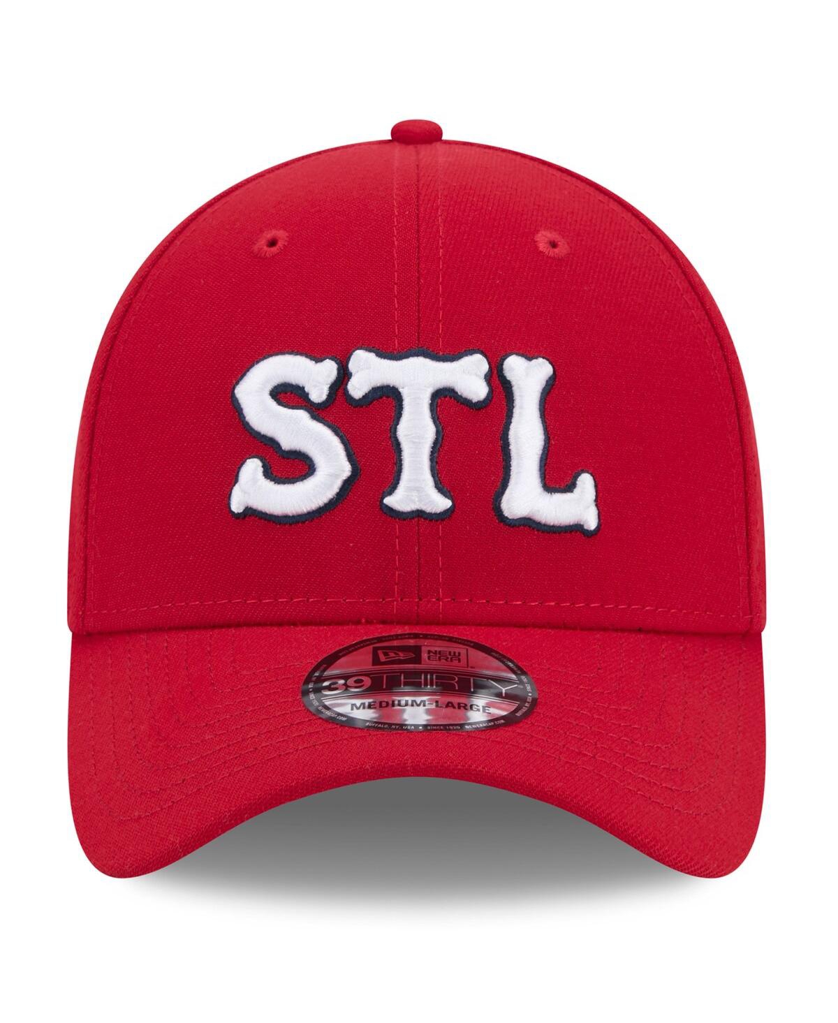 New Era Men's Red St. Louis Cardinals 2024 City Connect 39thirty Flex Hat In Red