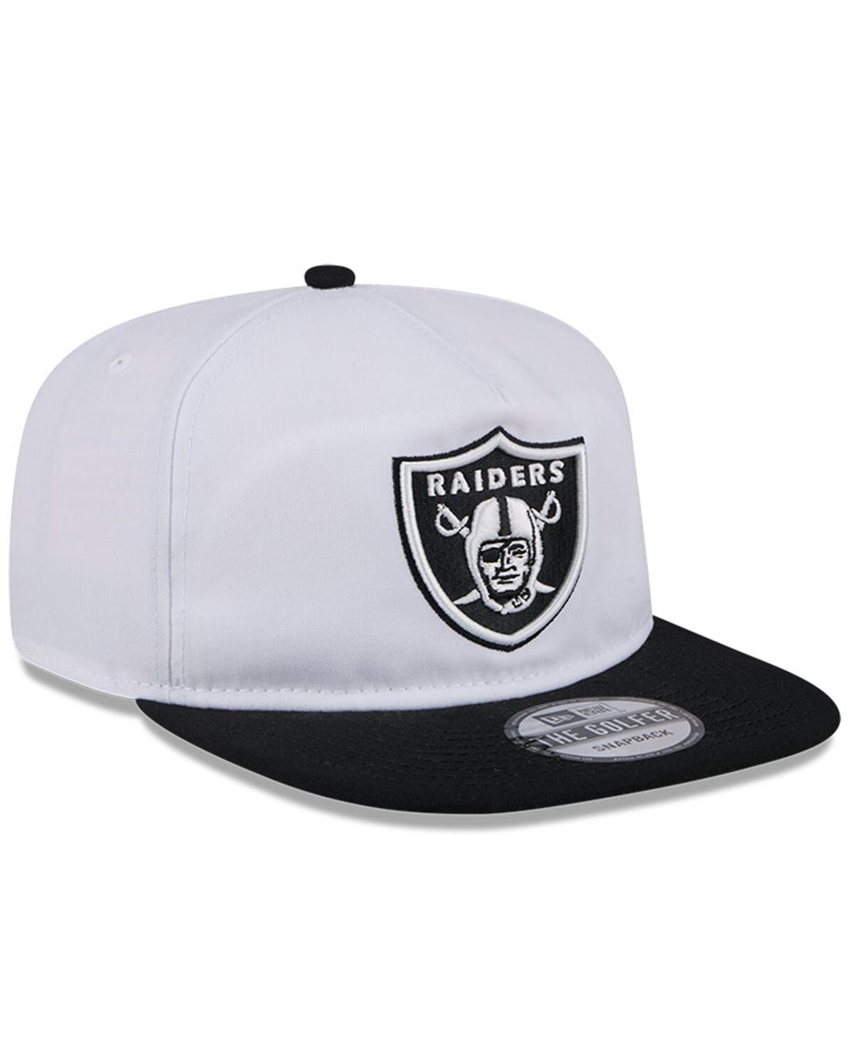 New Era Men'sBlack Las Vegas Raiders 2024 Nfl Training Camp Golfer Snapback Hat -Black