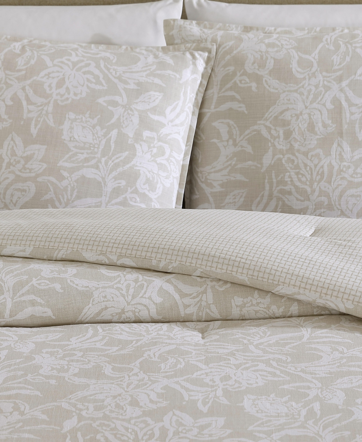 NAUTICA TORTOLA REVERSIBLE 3 PIECE COMFORTER SET, KING 