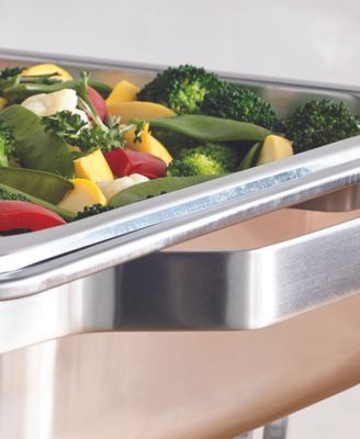 Celebrations by 9.5 Qt. Stainless Steel Rectangular Chafing Dish