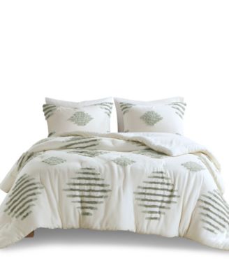Tahli Tufted Chenille 3-Pc. Comforter Set, Full/Queen