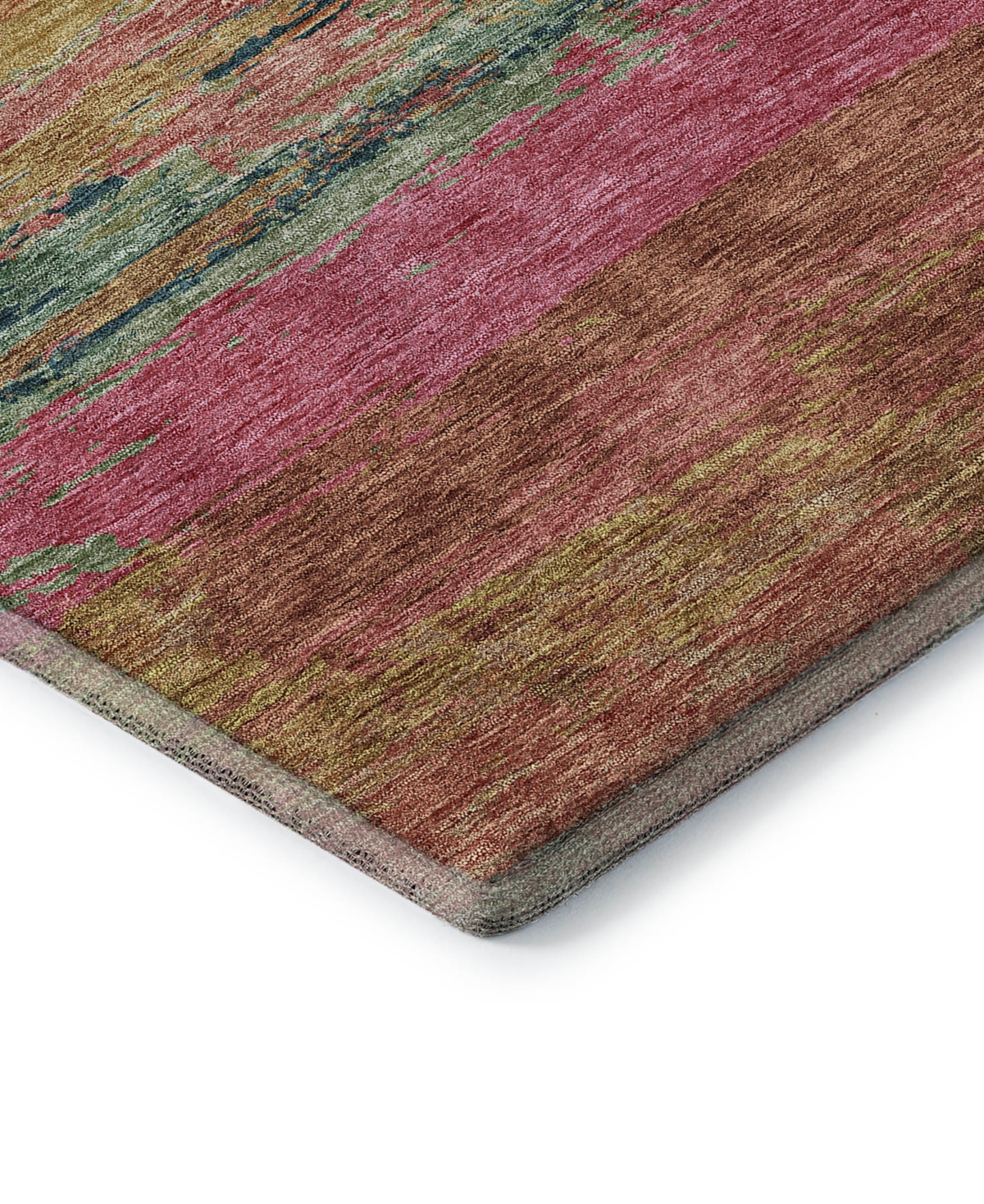 Dalyn Trevi Washable Tv8 2'3"x7'6" Runner Area Rug In Rose