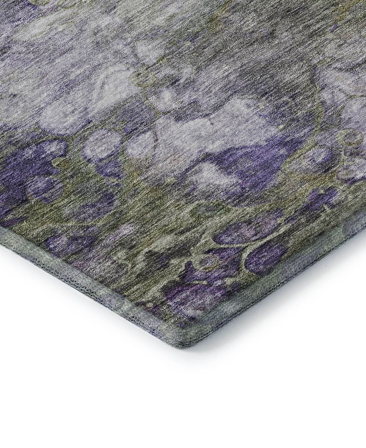 Dalyn Trevi Washable Tv7 2'3"x7'6" Runner Area Rug In Sage