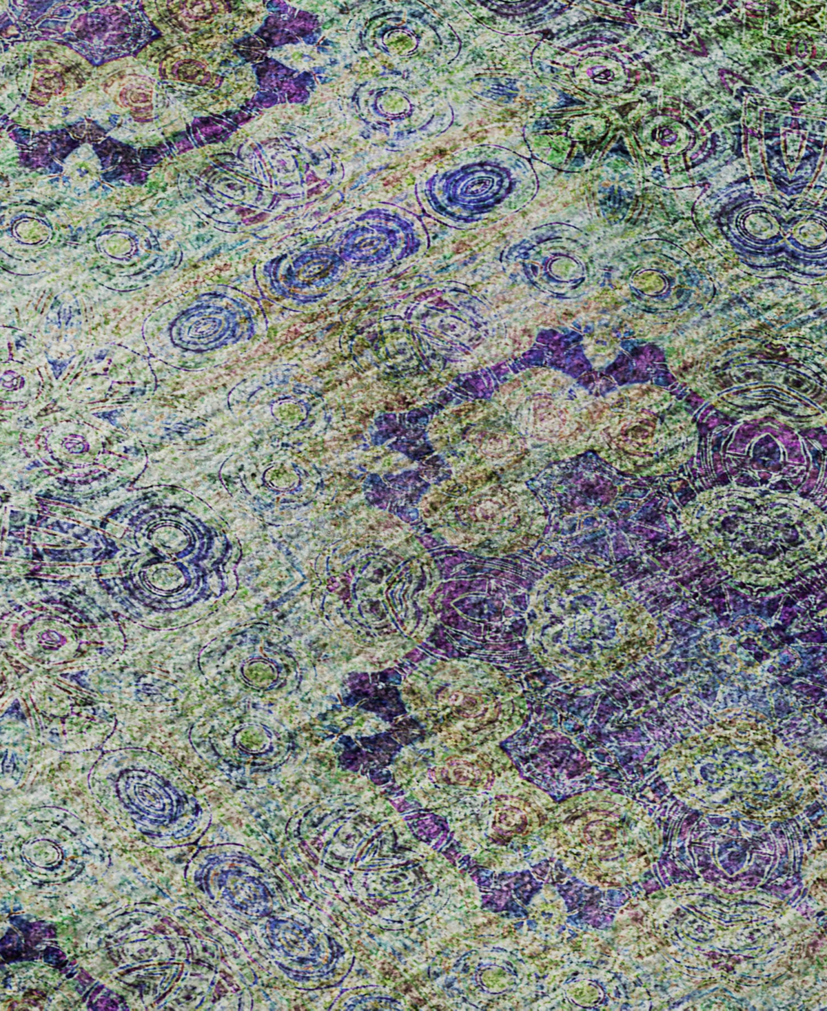 Dalyn Trevi Washable Tv16 2'3"x7'6" Runner Area Rug In Purple