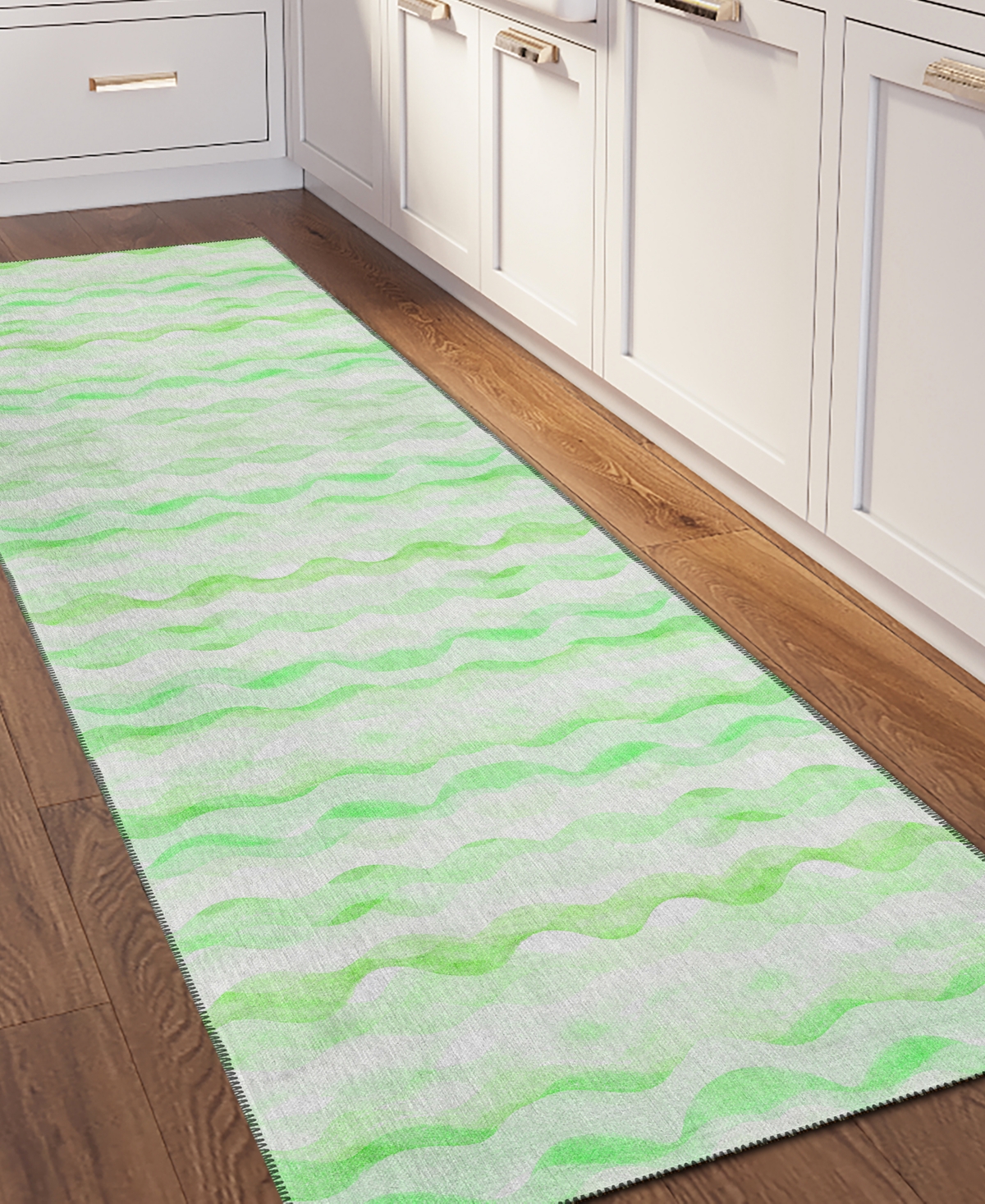 Dalyn Seabreeze Sz16 2'3x7'6 Runner Area Rug In Green