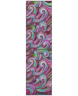 Seabreeze Washable SZ14 2'3x7'6 Runner Area Rug