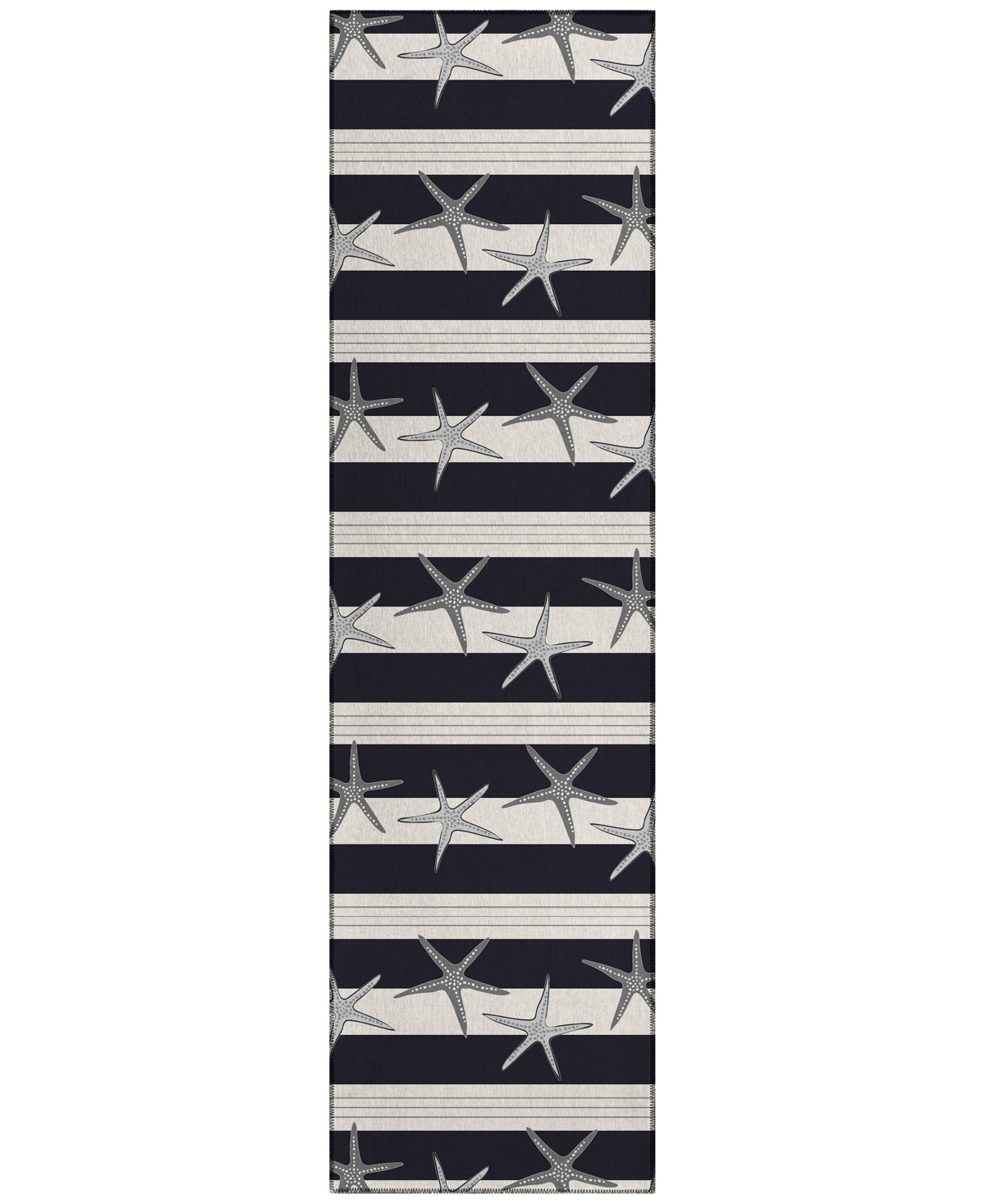 Dalyn Seabreeze Sz12 2'3x7'6 Runner Area Rug In Black
