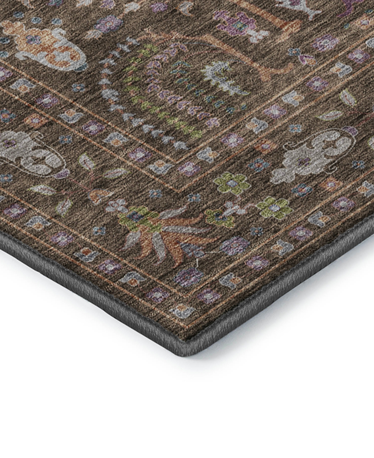 Dalyn Hatay Washable Hy5 8'x10' Area Rug In Brown