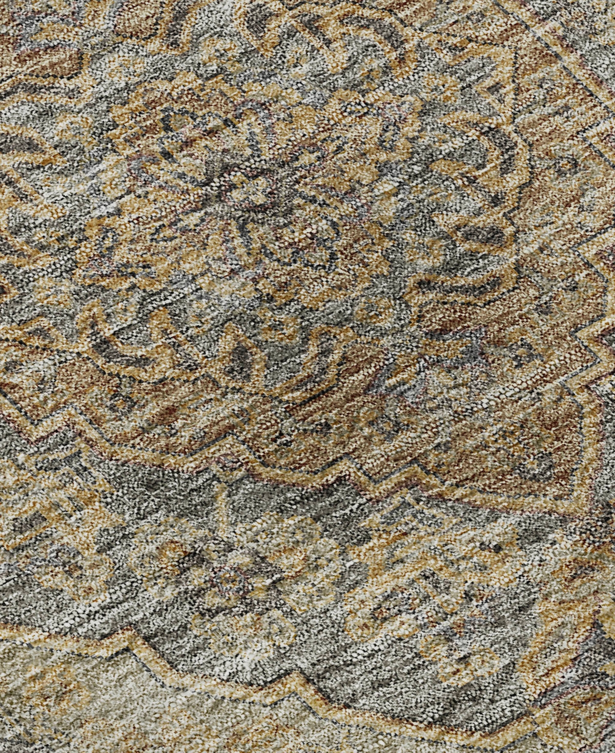Dalyn Hatay Washable Hy3 5'x7'6"area Rug In Charcoal