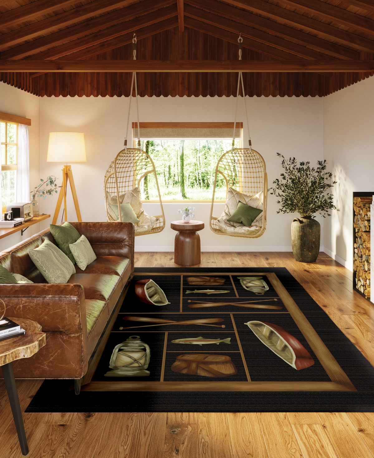 Dalyn Excursion Ex4 8'x10' Area Rug In Black