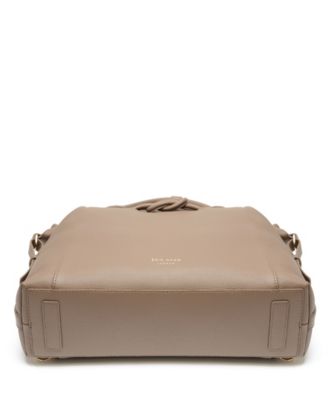 Wimbledon Large Leather Backpack Tote