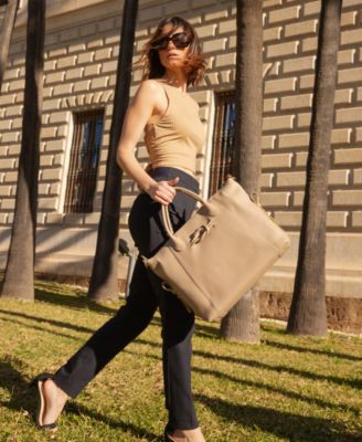 Wimbledon Large Leather Backpack Tote