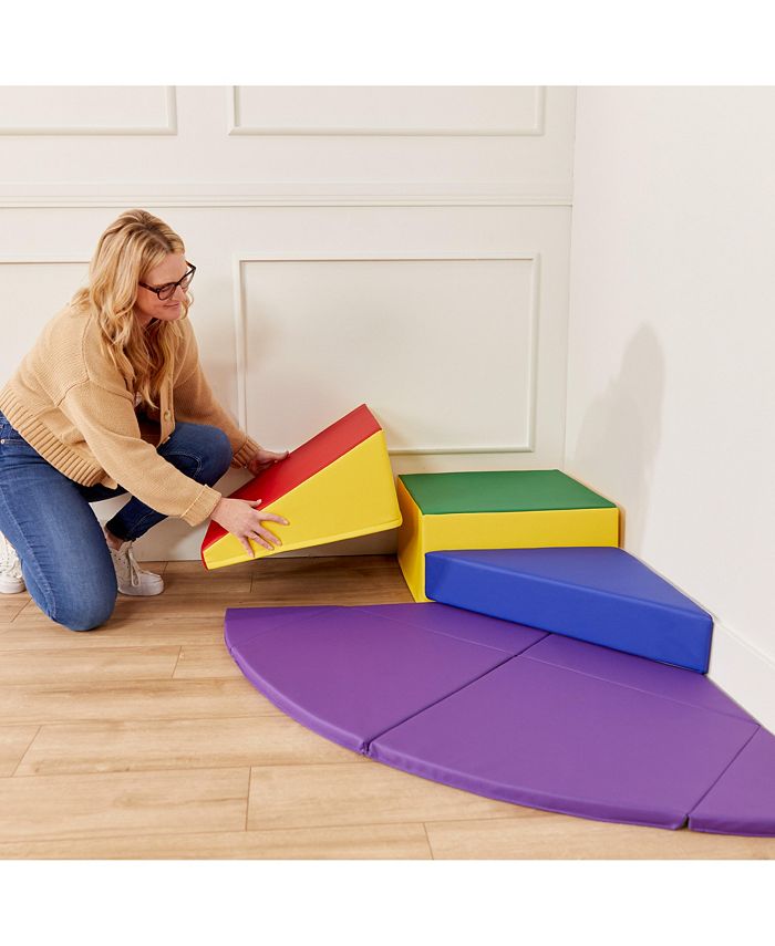 ECR4Kids SoftZone Adventurer's Summit Ramp, Assorted, 4-Piece - Macy's