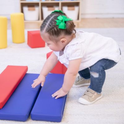 SoftZone Soft Builder Blocks, Assorted, 16-Piece