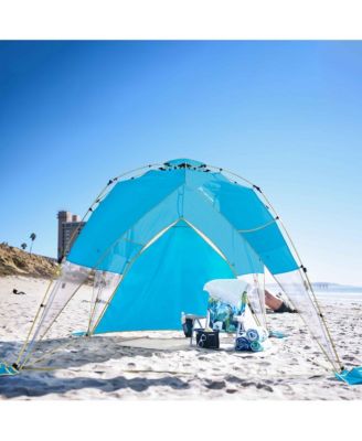 Lightspeed Outdoors Tall Canopy with Shade Wall, Deep Navy