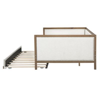 Streamdale Daybed with Trundle and Nailhead Accents