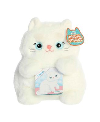 Small Angel Mewmews Playful Plush Toy White 7"