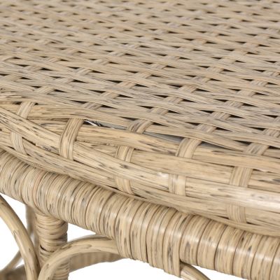 Stunning Woven Wicker Coffee Table for Outdoor Decor