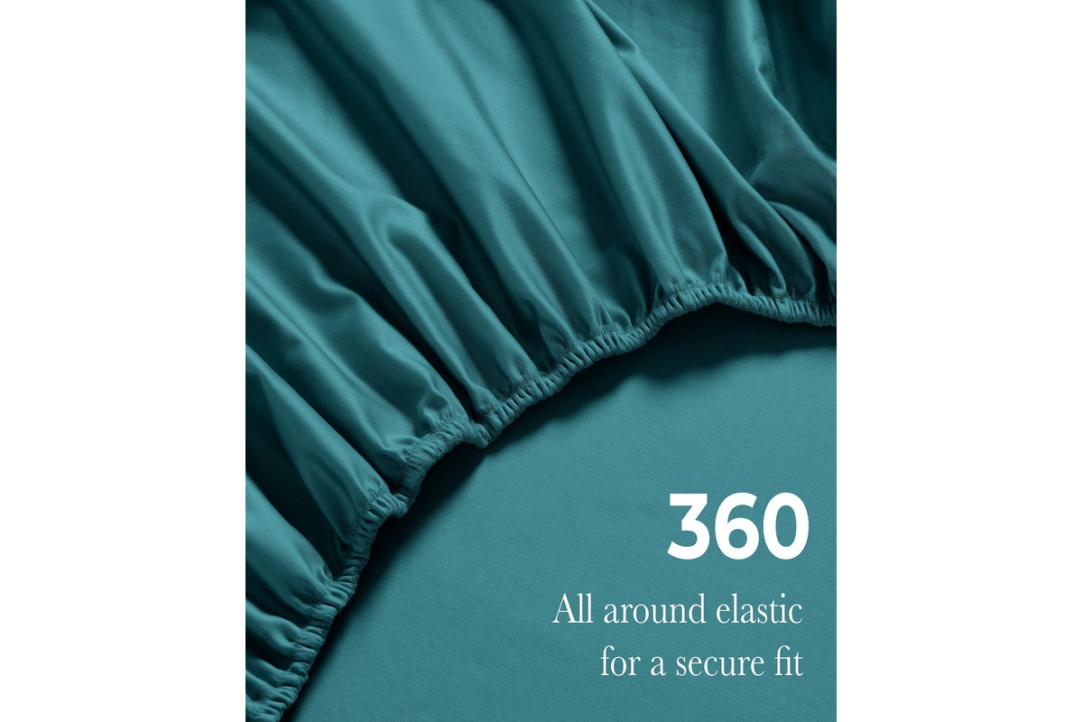 Superior Egyptian Cotton 650 Thread Count Solid Deep Pocket Sheet Set, Olympic