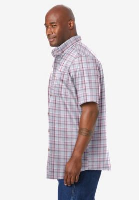Big & Tall Short Sleeve Wrinkle-Free Sport Shirt