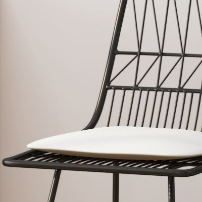 Streamdale Niez Outdoor Wire Counter Stools with Cushions (Set of 2)