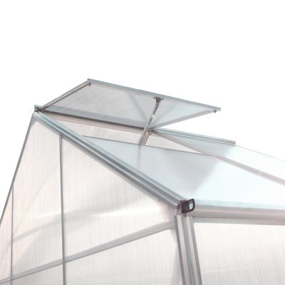 Premium Greenhouse Polycarbonate and Aluminum Frame, Sliding Door