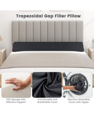 Bed Wedge Pillow with Storage Bag For Bed