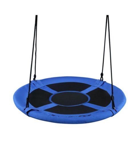 Детская игрушка Slickblue 40" Flying Saucer Tree Swing, Adjustable Height, 700 lb Capacity, 3–10 лет, цвет: Синий