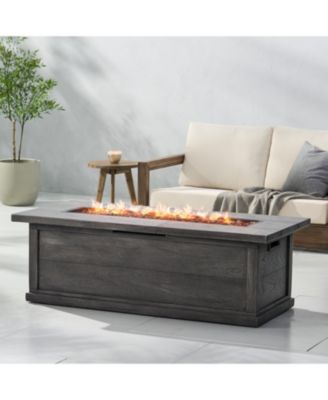 Transitional Outdoor Fire Pit Cozy Warmth, Rustic Charm