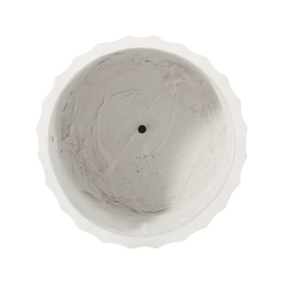  Natural Stone Concrete Planter, Pleated