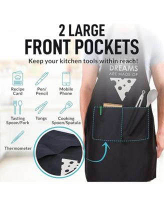 Funny Aprons for Men, Women & Couples 2-Pc.