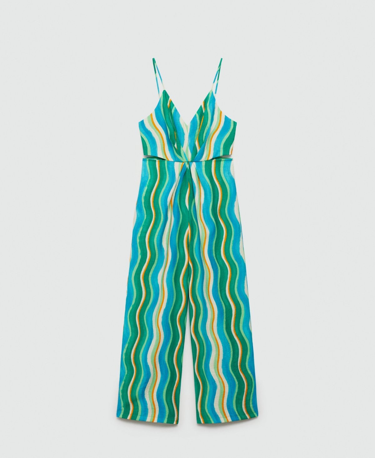 Mango Women's Long Printed Jumpsuit