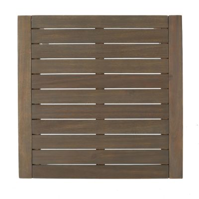 Streamdale Modern Acacia Wood Adirondack Chair with Water-Resistant Cushions