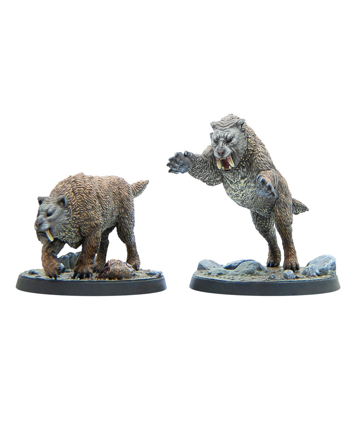 Modiphius The Elder Scrolls Call To Arms Sabre Cats Miniatures In Gray