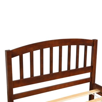Streamdale Twin Size Platform Bed Wood Bed Frame With Trundle