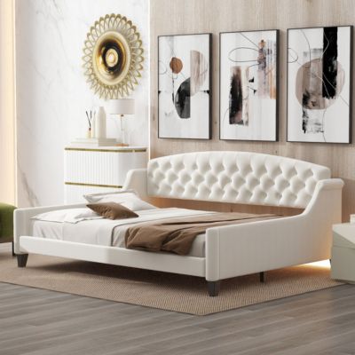 Streamdale Modern Luxury Tufted Button Daybed