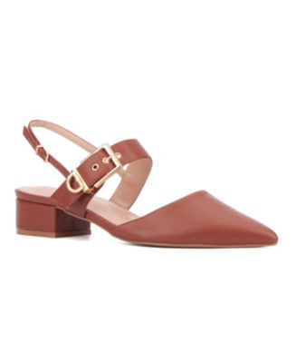 New York & Company Women's Rea Slingback Heels - Macy's