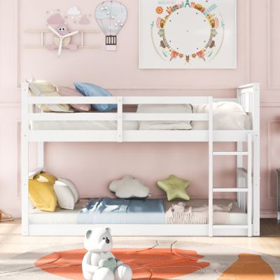 Streamdale Twin Over Twin Bunk Bed With Ladder
