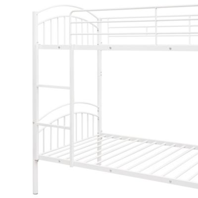 Streamdale Twin Over Twin Metal Bunk Bed, Divided Into Two Beds