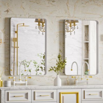 Rectangular Wall Mounted Mirror