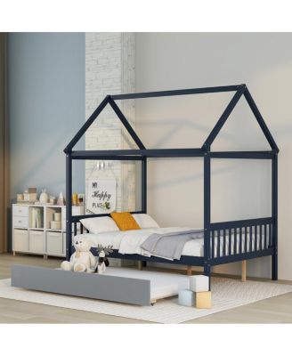 Simplie Fun House Full Bed With Trundle