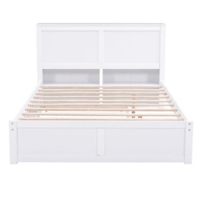 Streamdale Storage Platform Bed with Shelves and Trundle