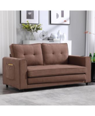 Streamdale 3-in-1 Sofa Bed with Storage and Cupholders